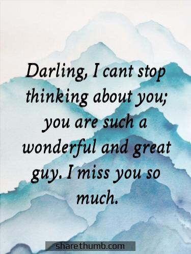 i miss you quotes for my husband